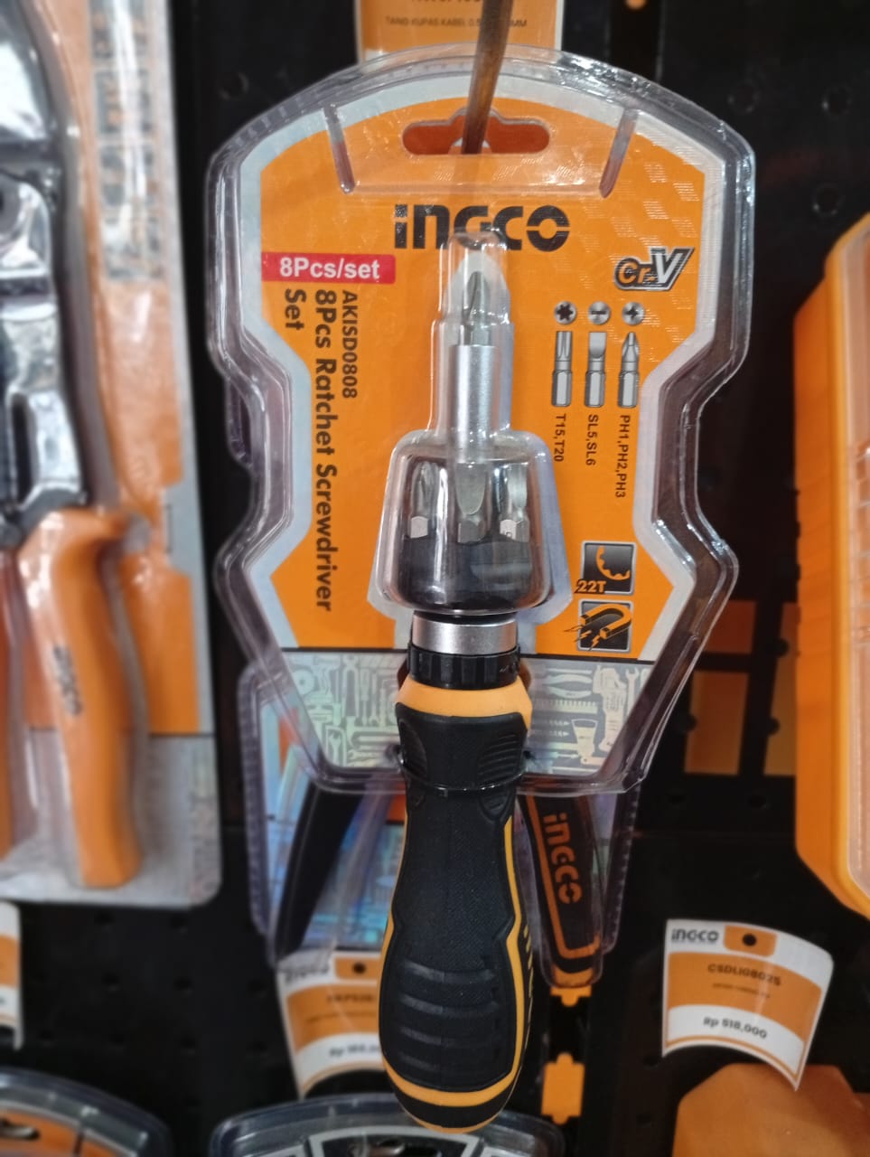 AKISD0808 - OBENG RACHET 8PCS !