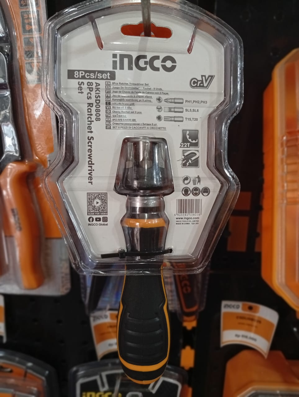 AKISD0808 - OBENG RACHET 8PCS !