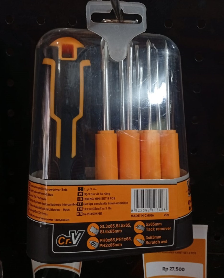 AKISD0901 - OBENG MINI SET 8 IN 1