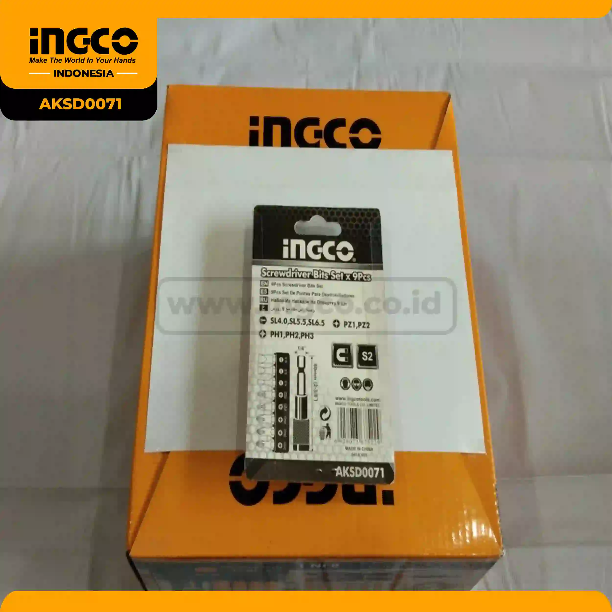 AKSD0071 - MATA OBENG BITS SET 9 PCS