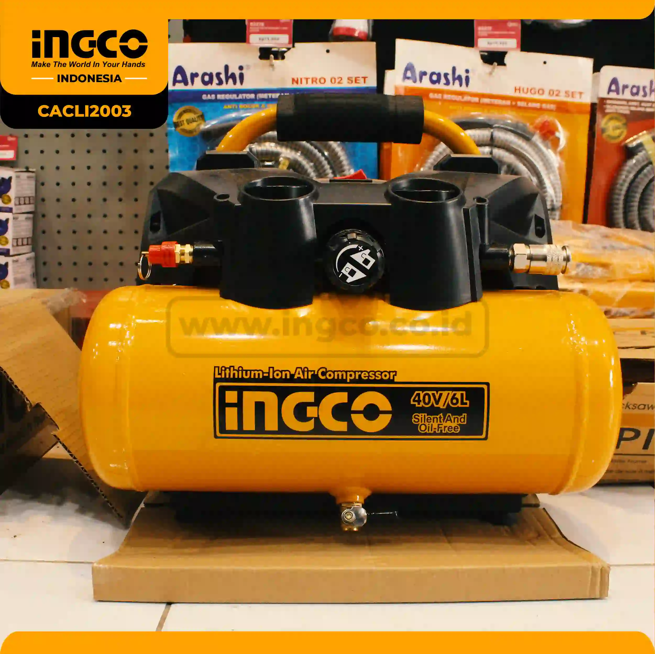 CACLI2003 - KOMPRESOR LITHIUM 40V (6 LTR)