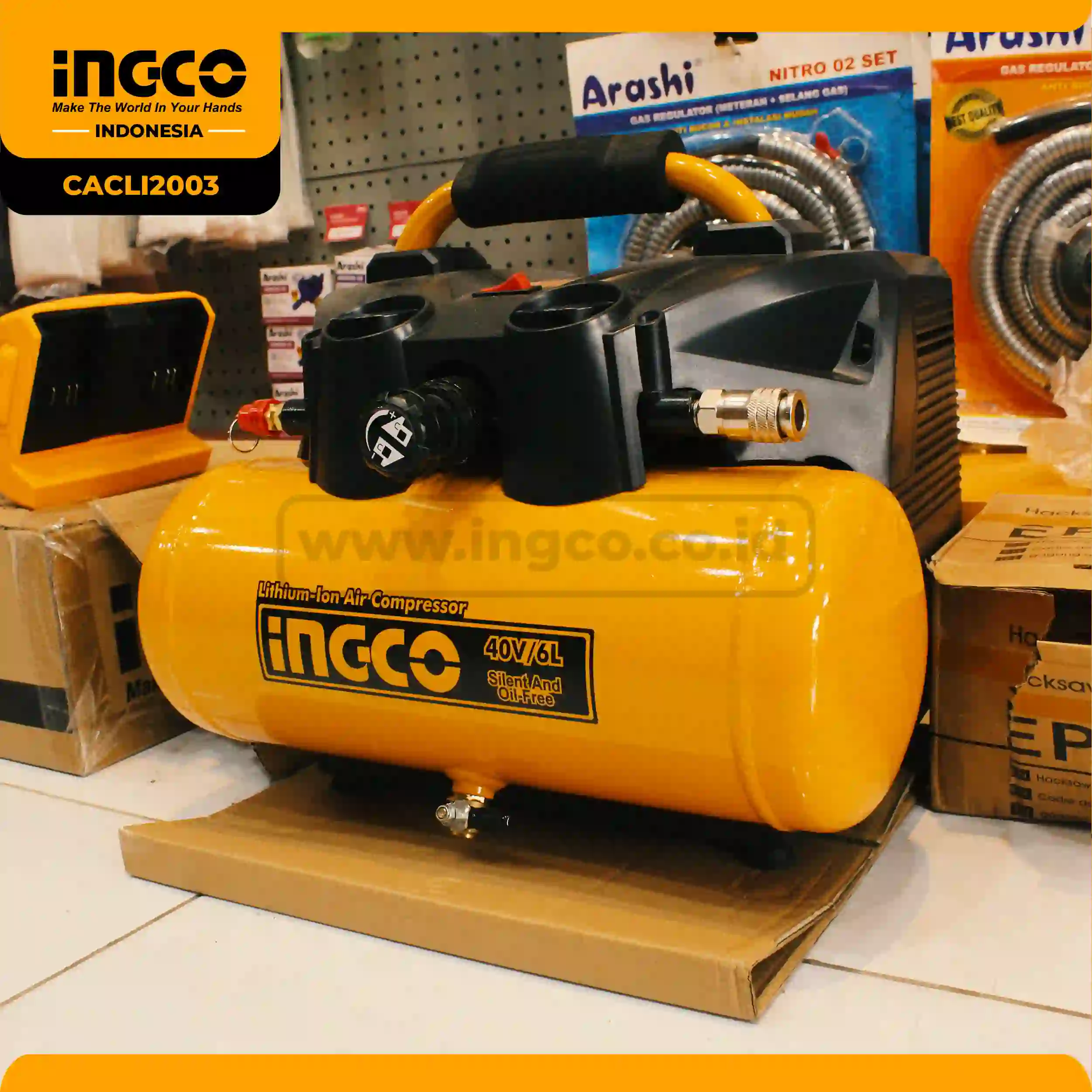 CACLI2003 - KOMPRESOR LITHIUM 40V (6 LTR)