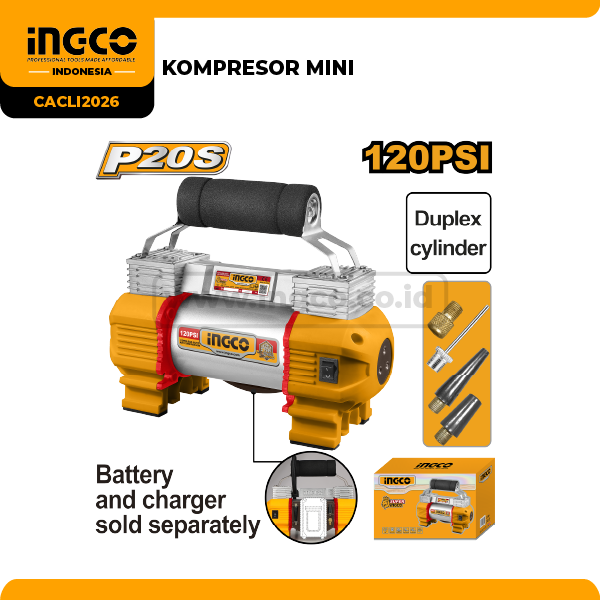 CACLI2026 - KOMPRESOR MINI
 CORDLESS