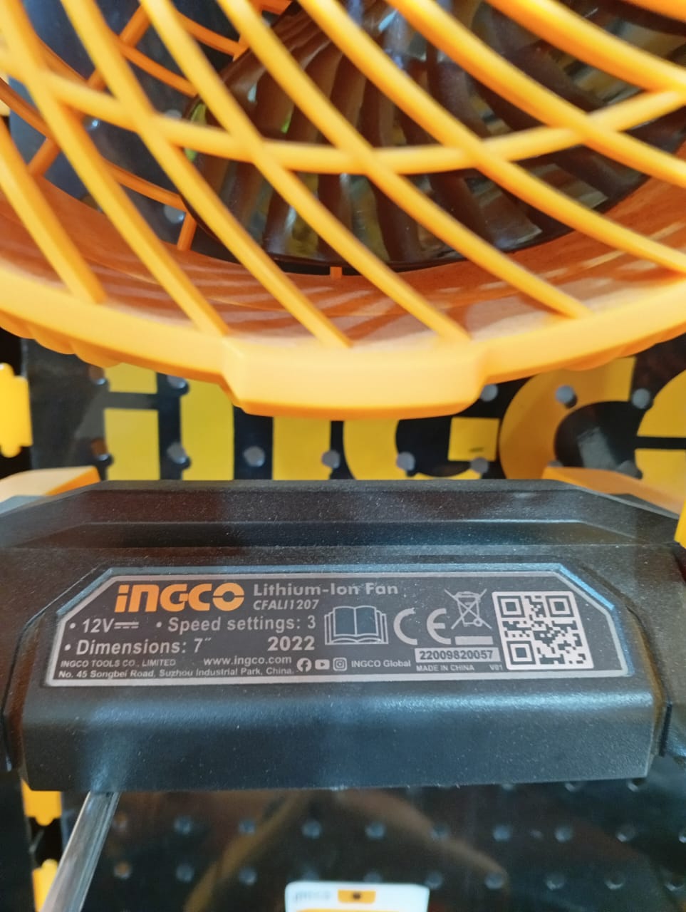 CFALI1207 - (KIPAS ANGIN CORDLESS 12V)