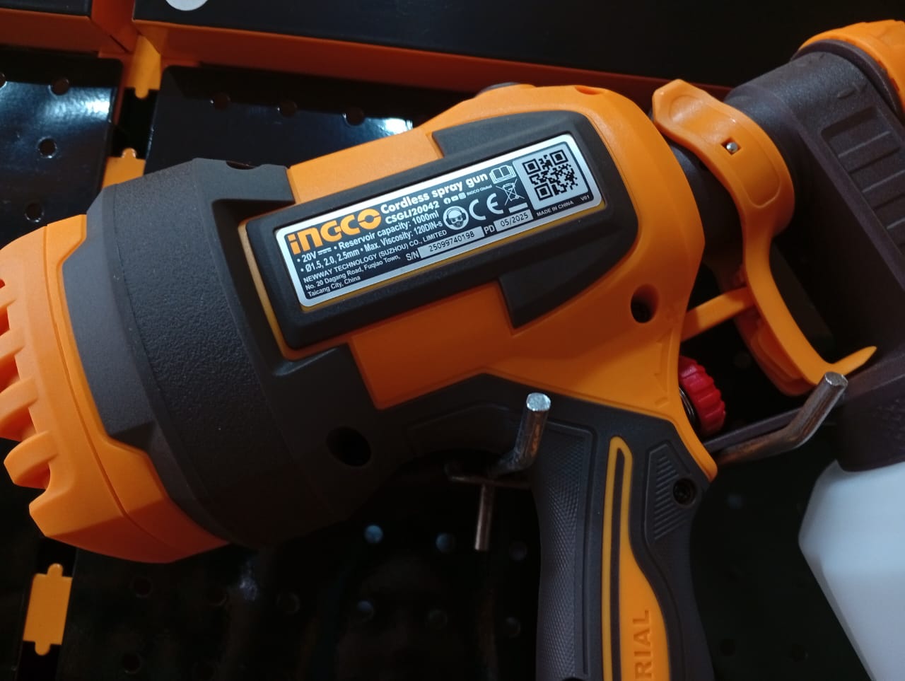 CSGLI20042 - SPRAY GUN CORDLESS 20V 1B+1FC