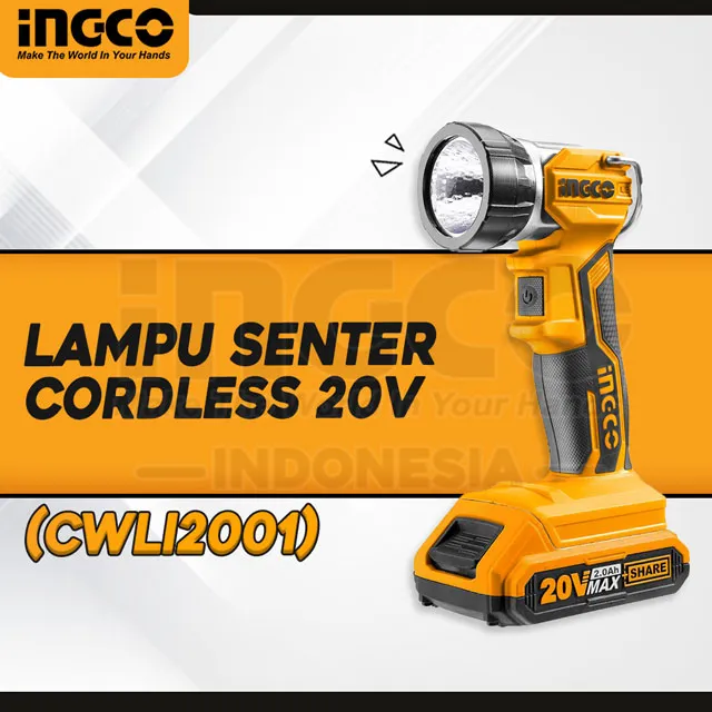 CWLI2001 - (LAMPU SENTER HD CORDLESS 20V => CWLI2038)
