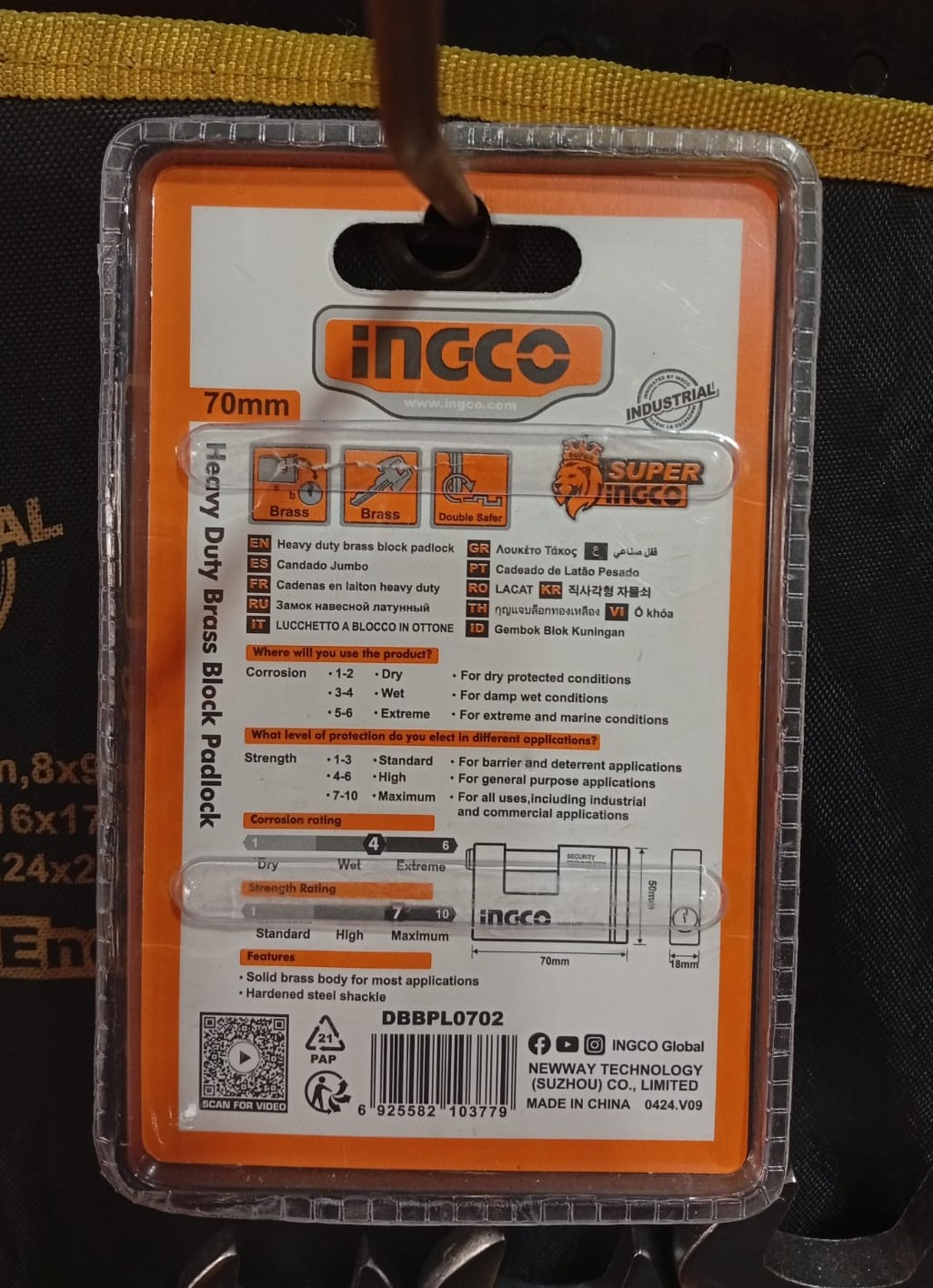 DBBPL0702 - GEMBOK GUDANG 70MM