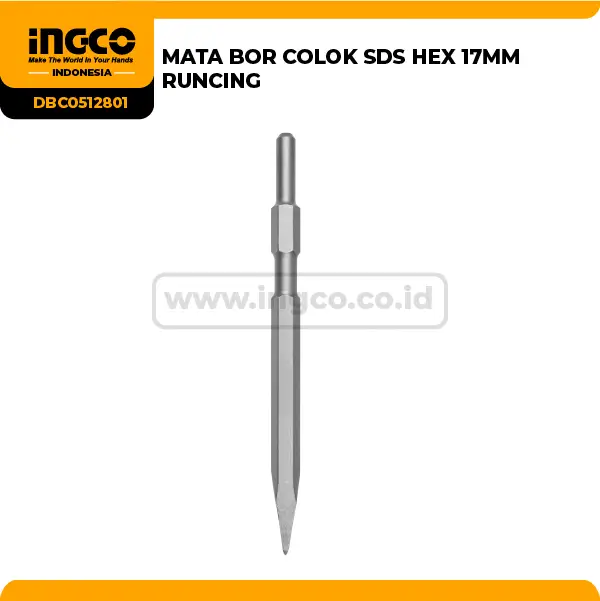 DBC0512801 - MATA BOR COLOK SDS HEX 17MM RUNCING