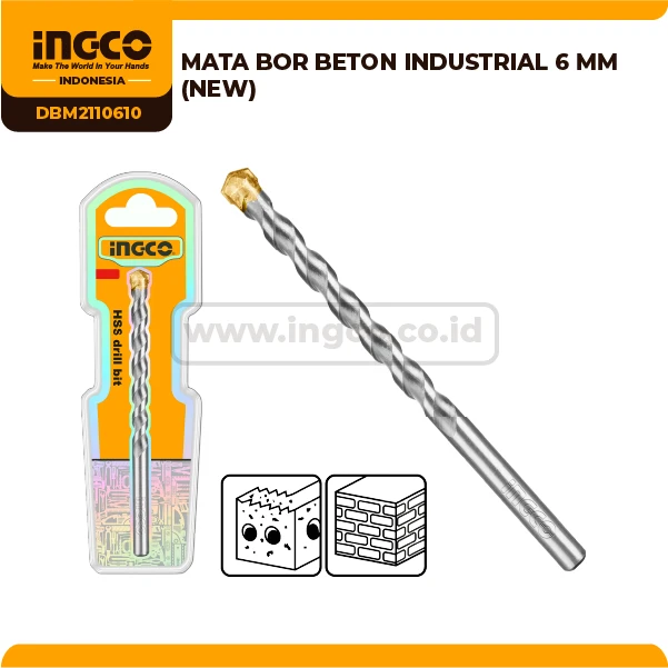 DBM2110610 - MATA BOR BETON INDUSTRIAL 6 MM (NEW)