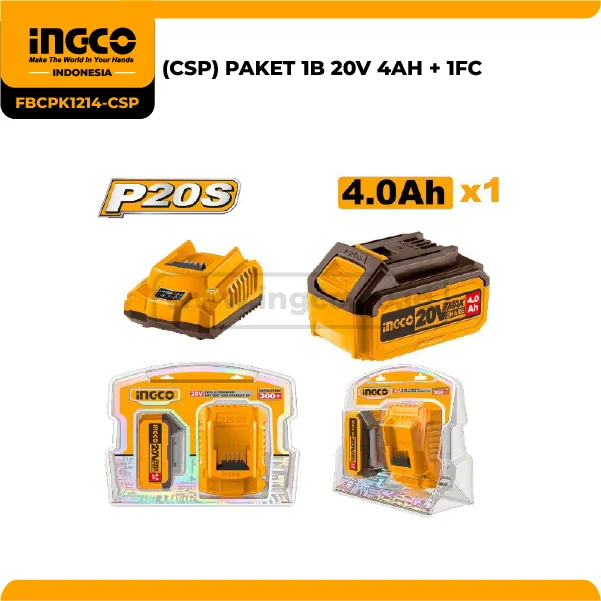 FBCPK1214-CSP - (PAKET 1B 20V 4AH + 1FC)