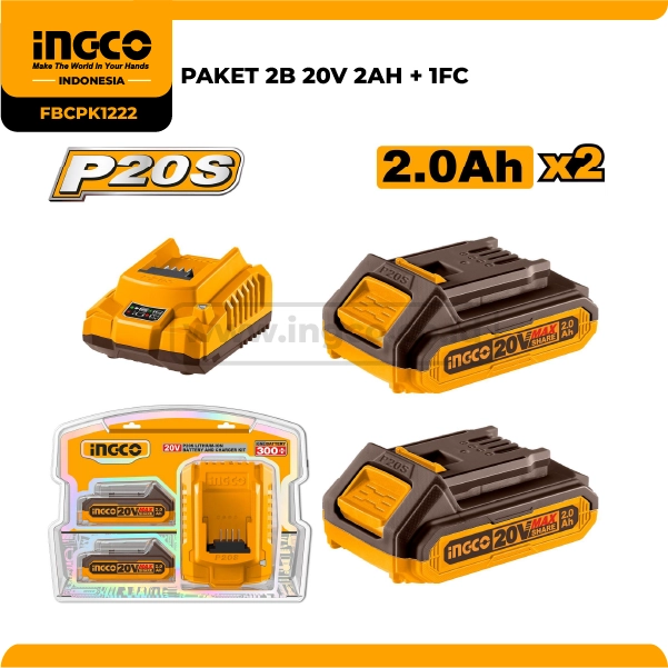 FBCPK1222 - (CSP) PAKET 2B 20V 2AH + 1FC