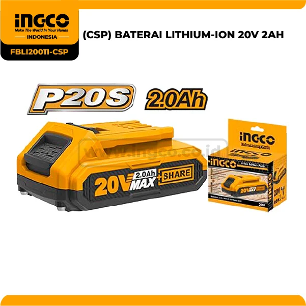 FBLI20011-CSP - (BATERAI LITHIUM-ION 20V 2AH !)