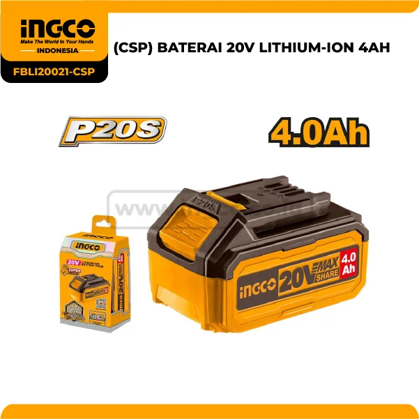 FBLI20021-CSP - (CSP) BATERAI 20V LITHIUM-ION 4AH