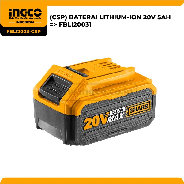 FBLI2003-CSP - (BATERAI LITHIUM-ION 20V 5AH => FBLI20031)