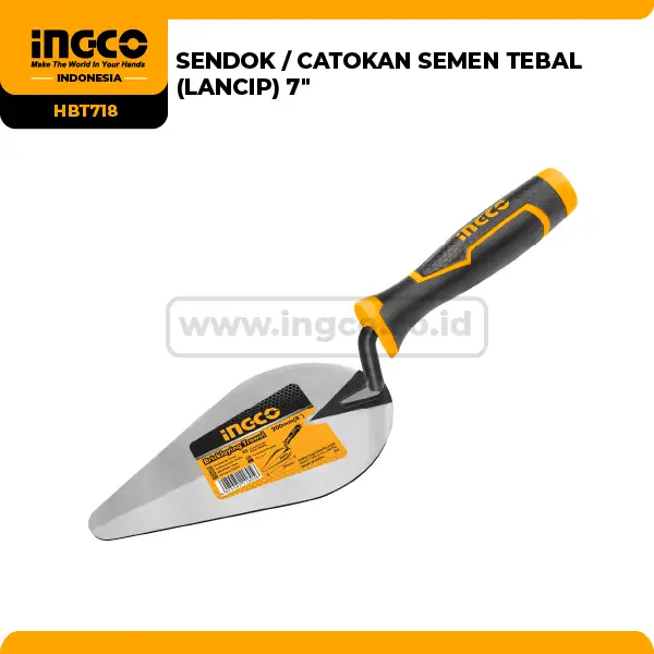 HBT718 - (SENDOK / CATOKAN SEMEN TEBAL (LANCIP) 7'' *)