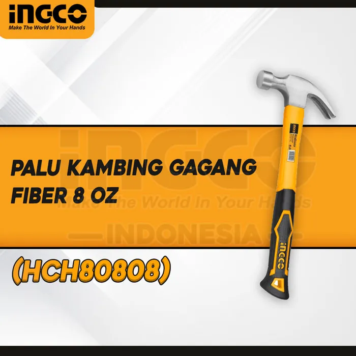 HCH80808 - (PALU KAMBING GAGANG FIBER 8 OZ)