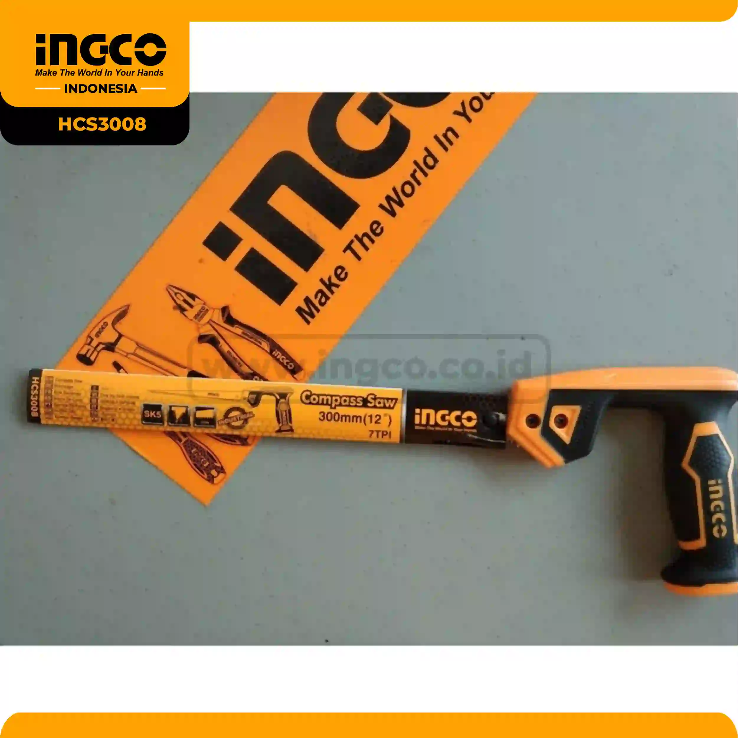 HCS3008 - GERGAJI KAYU LANCIP 12''