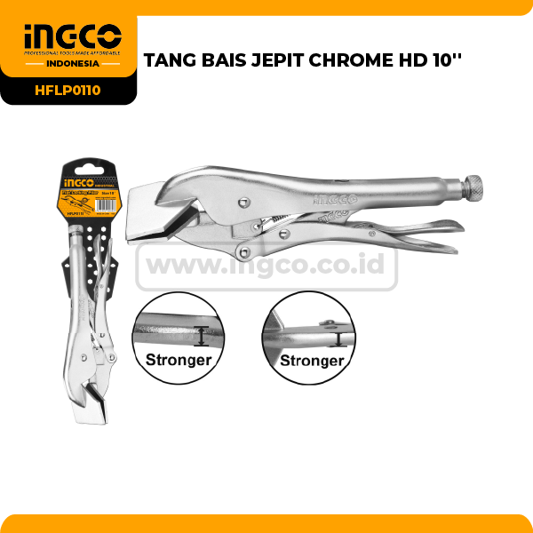 HFLP0110 - TANG BAIS JEPIT CHROME HD 10''