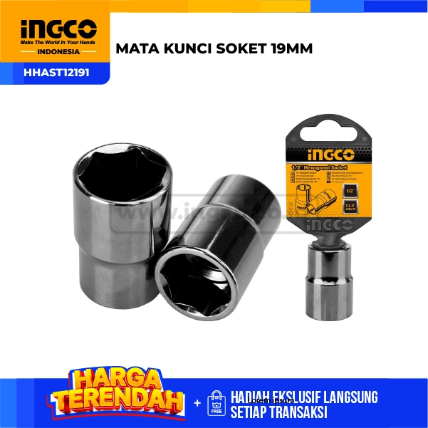 HHAST12191 - (MATA KUNCI SOKET 19MM)
