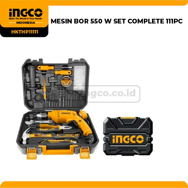 HKTHP11111 - (MESIN BOR 550 W SET COMPLETE 111PC => HKTHP11151)