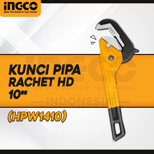 HPW1410 - (KUNCI PIPA RATCHET HD 10