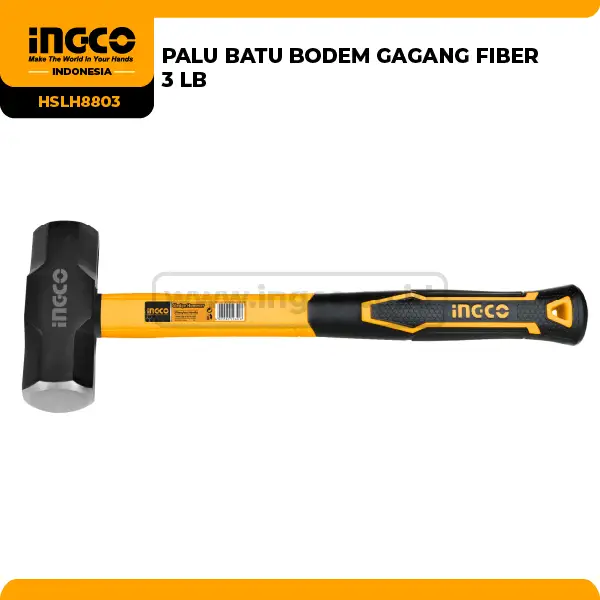 HSLH8803 - (PALU BATU BODEM GAGANG FIBER 3 LB)