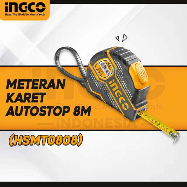 HSMT0808 - (METERAN KARET AUTOSTOP 8M) => HSMT08825