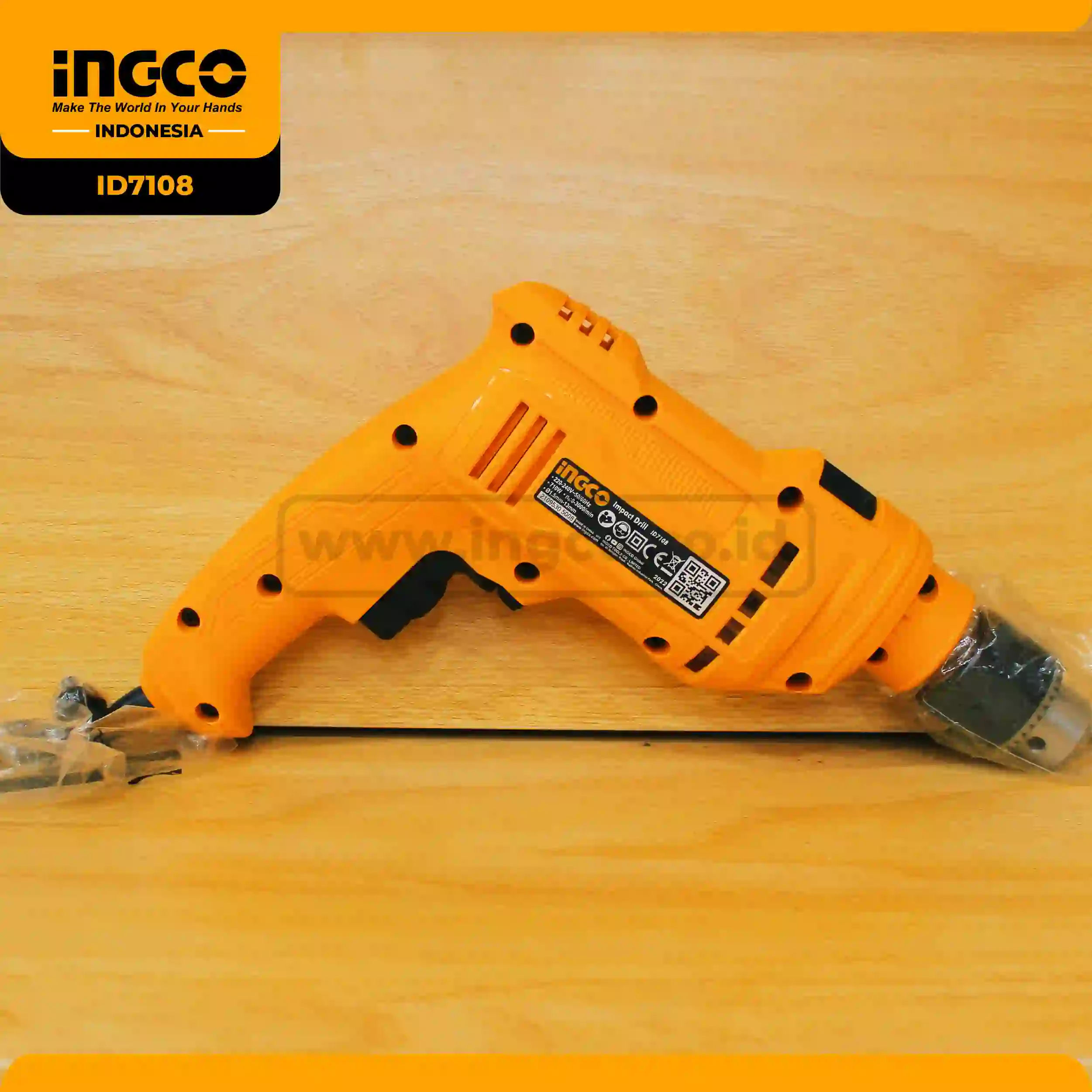 ID7108 - (MESIN BOR 13MM 710W)