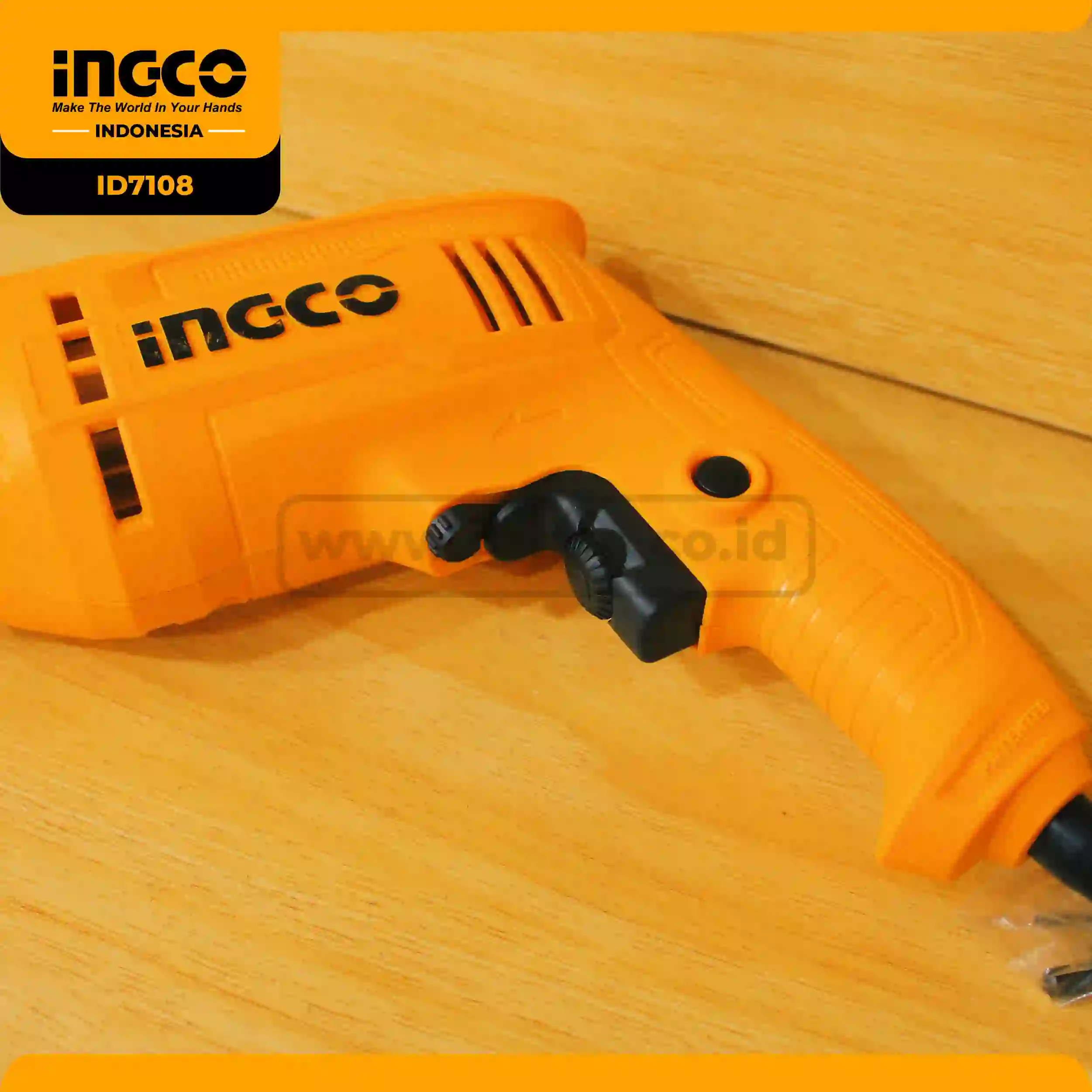 ID7108 - (MESIN BOR 13MM 710W)