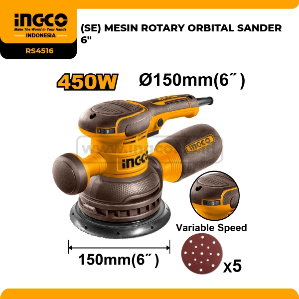 RS4516 - (SE) MESIN ROTARY ORBITAL SANDER 6