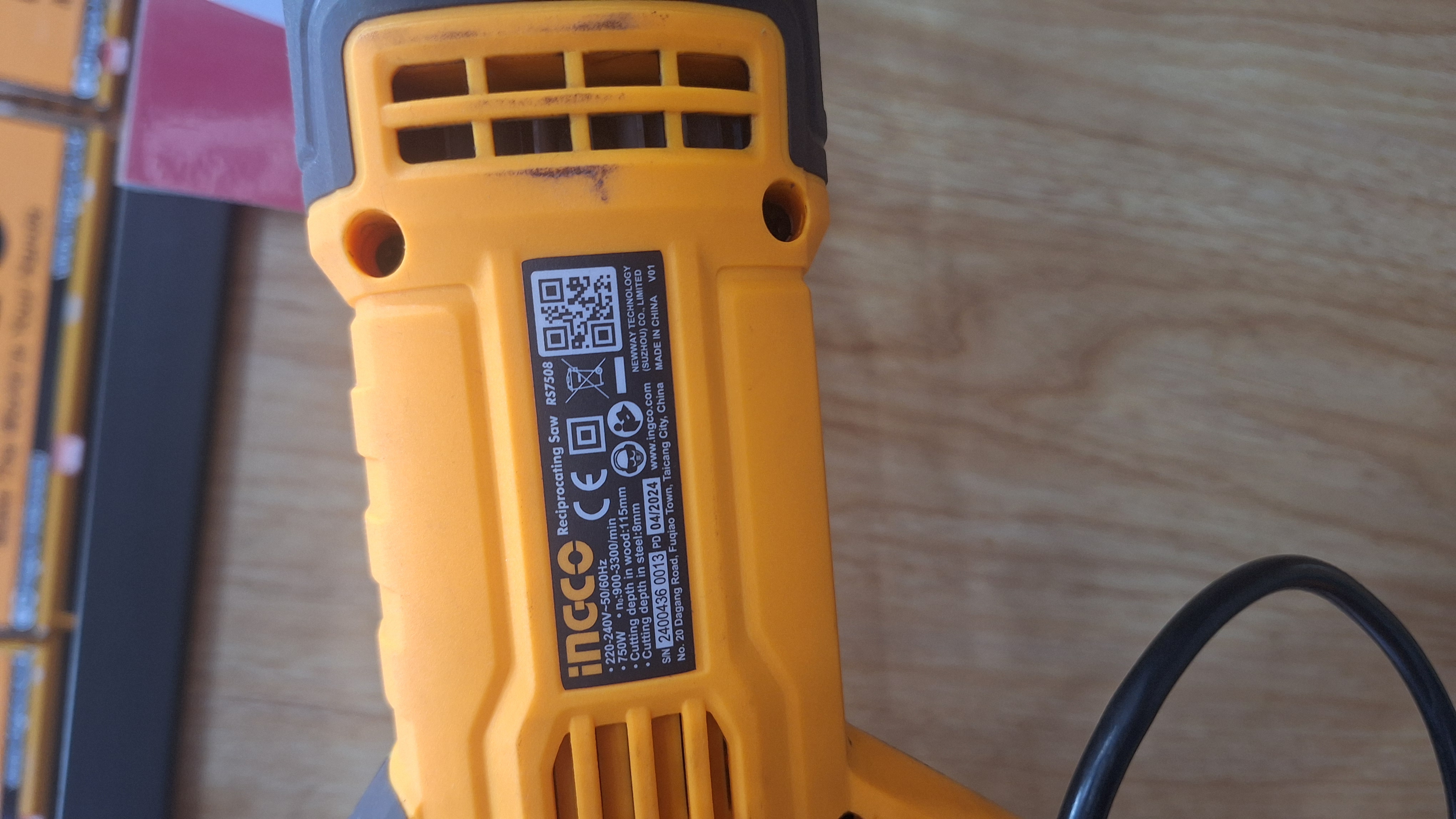 RS7508 - MESIN RECIPROCATING SAW